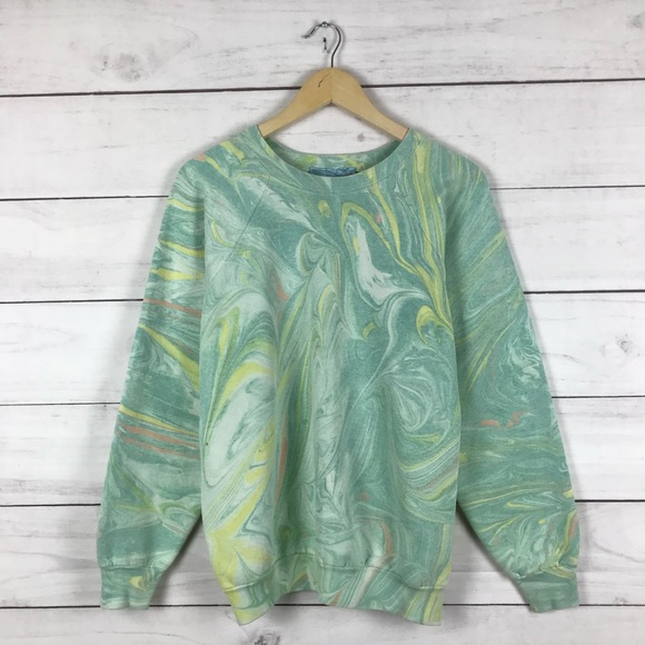 Vintage Tops - Vintage 1980s LA Annex Tie Dye Sweatshirt